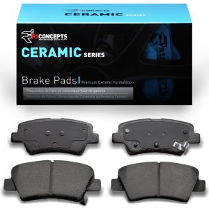 Hyundai Veloster Ceramic Brake Pads - Rear - R1 Concepts - R1 Ceramic - `12-`24
